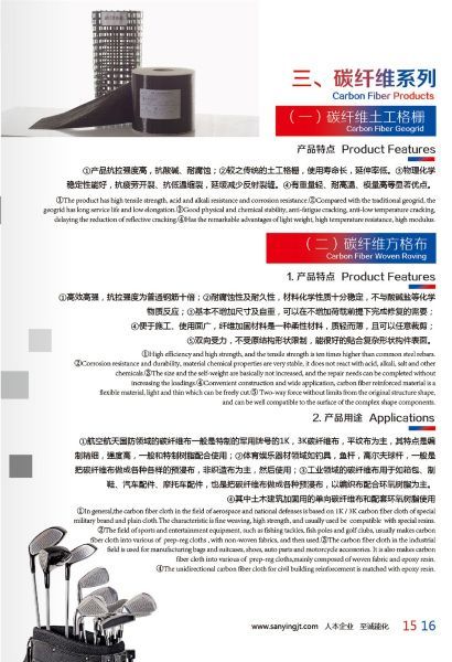 碳纖維的各個(gè)應(yīng)用領(lǐng)域